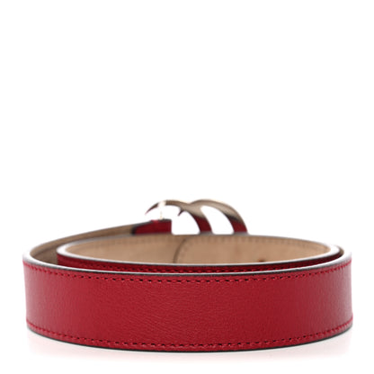 Gucci Calfskin Kids Double G 20mm Belt M Red 2 of 7