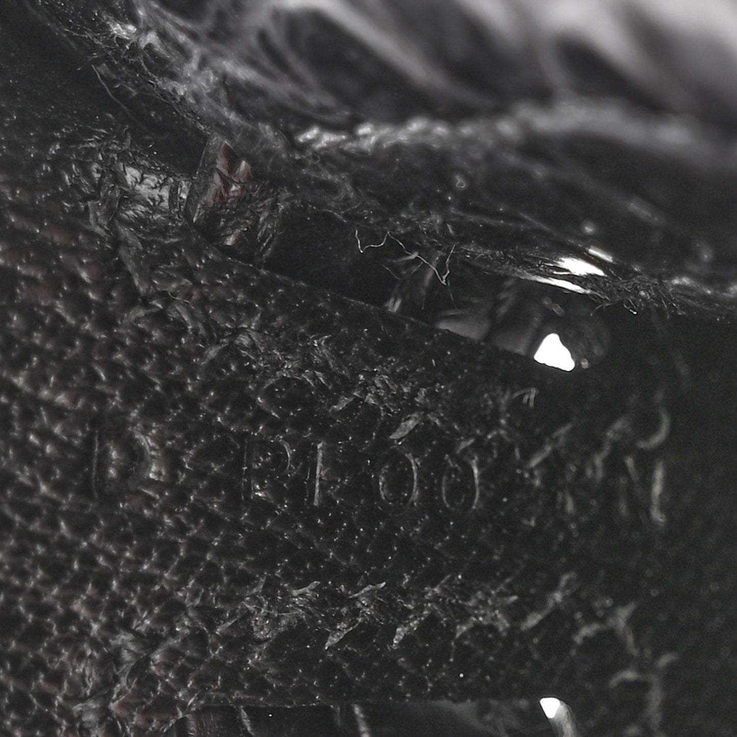 Matte Porosus Crocodile Kelly Cut Pochette Black