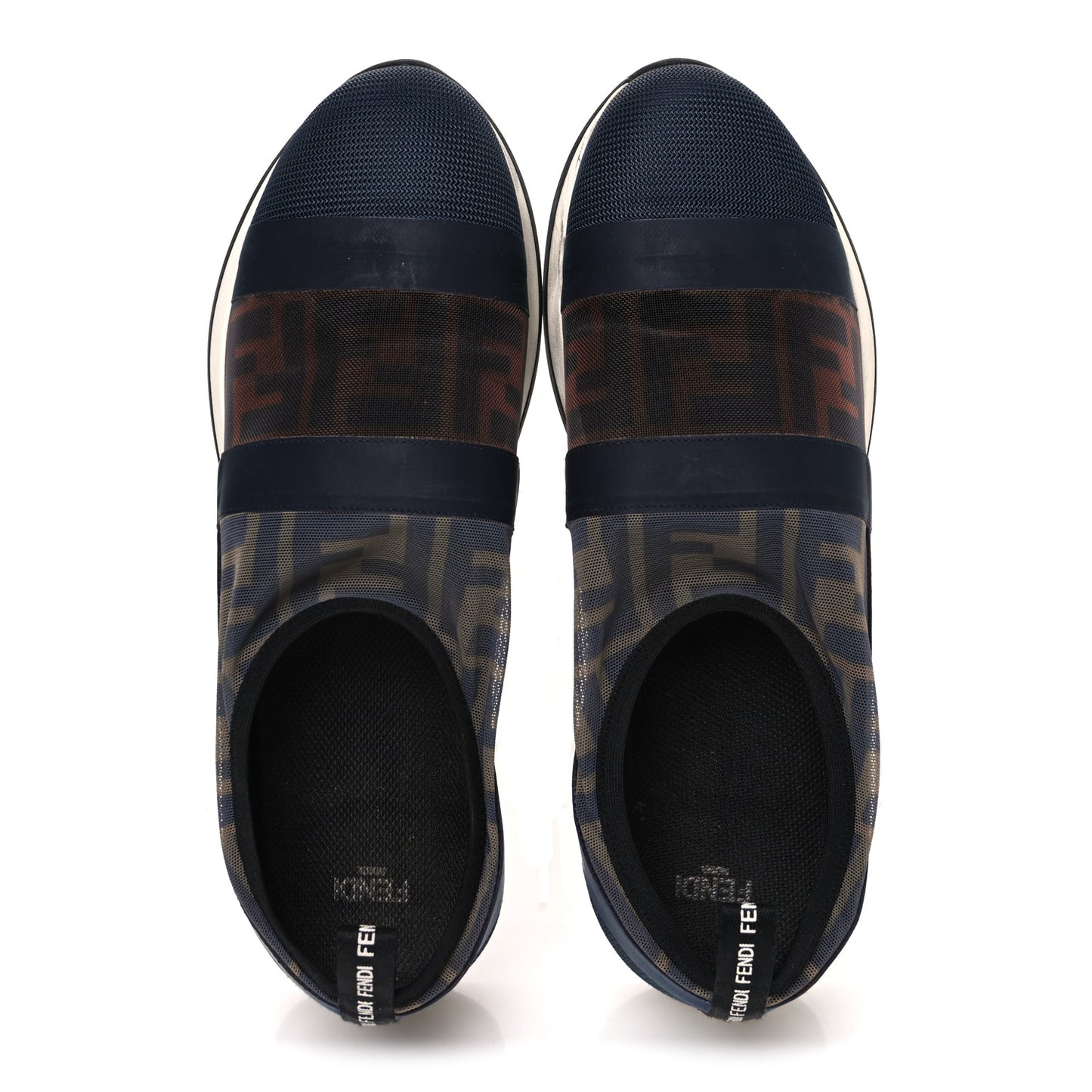 Technical Mesh FF Sneakers 39 Tobacco Navy