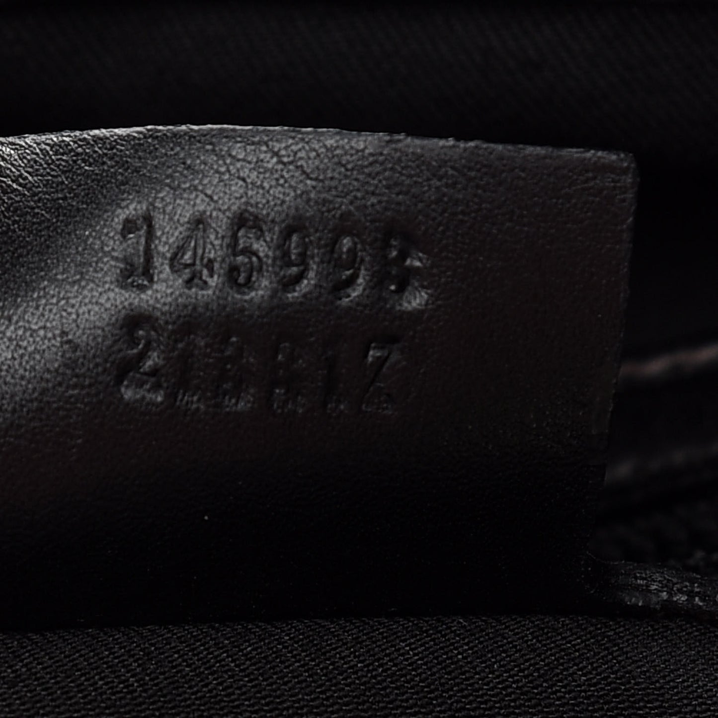 Monogram Large Punch Tote Black