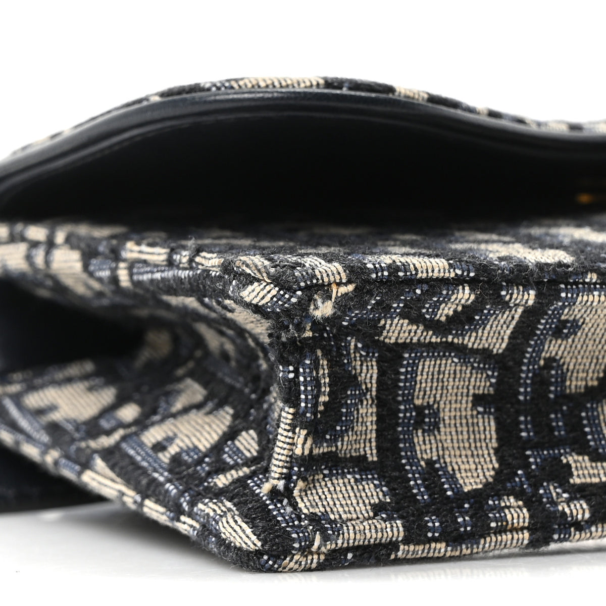 Christian Dior Oblique Saddle Belt Bag Blue 9 of 10