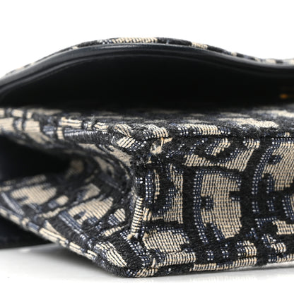 Christian Dior Oblique Saddle Belt Bag Blue 9 of 10