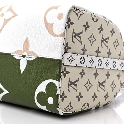 Louis Vuitton Monogram Giant Speedy Bandouliere 30 Kaki Beige 8 of 8