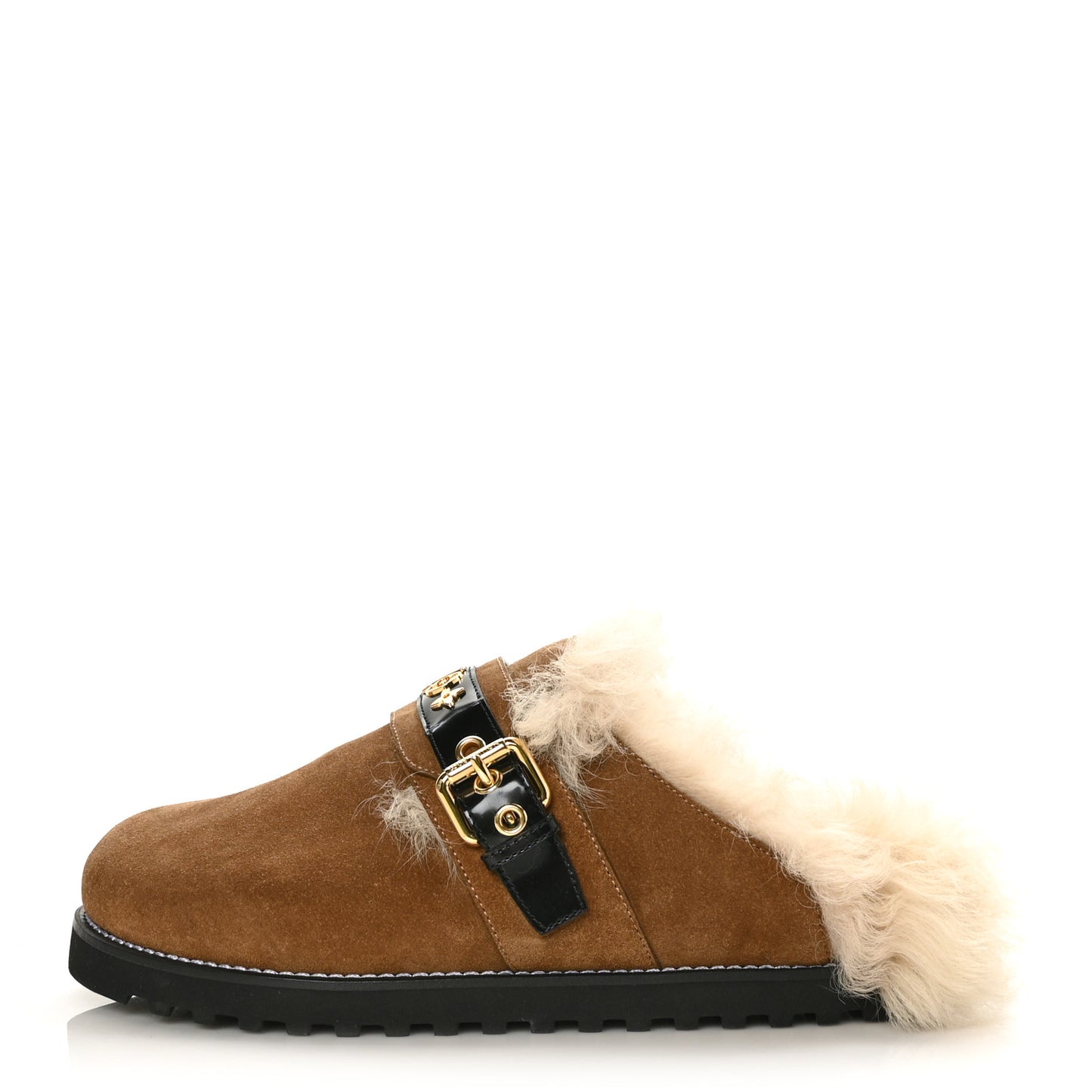 Suede Winterbreak Clogs 40 Cognac