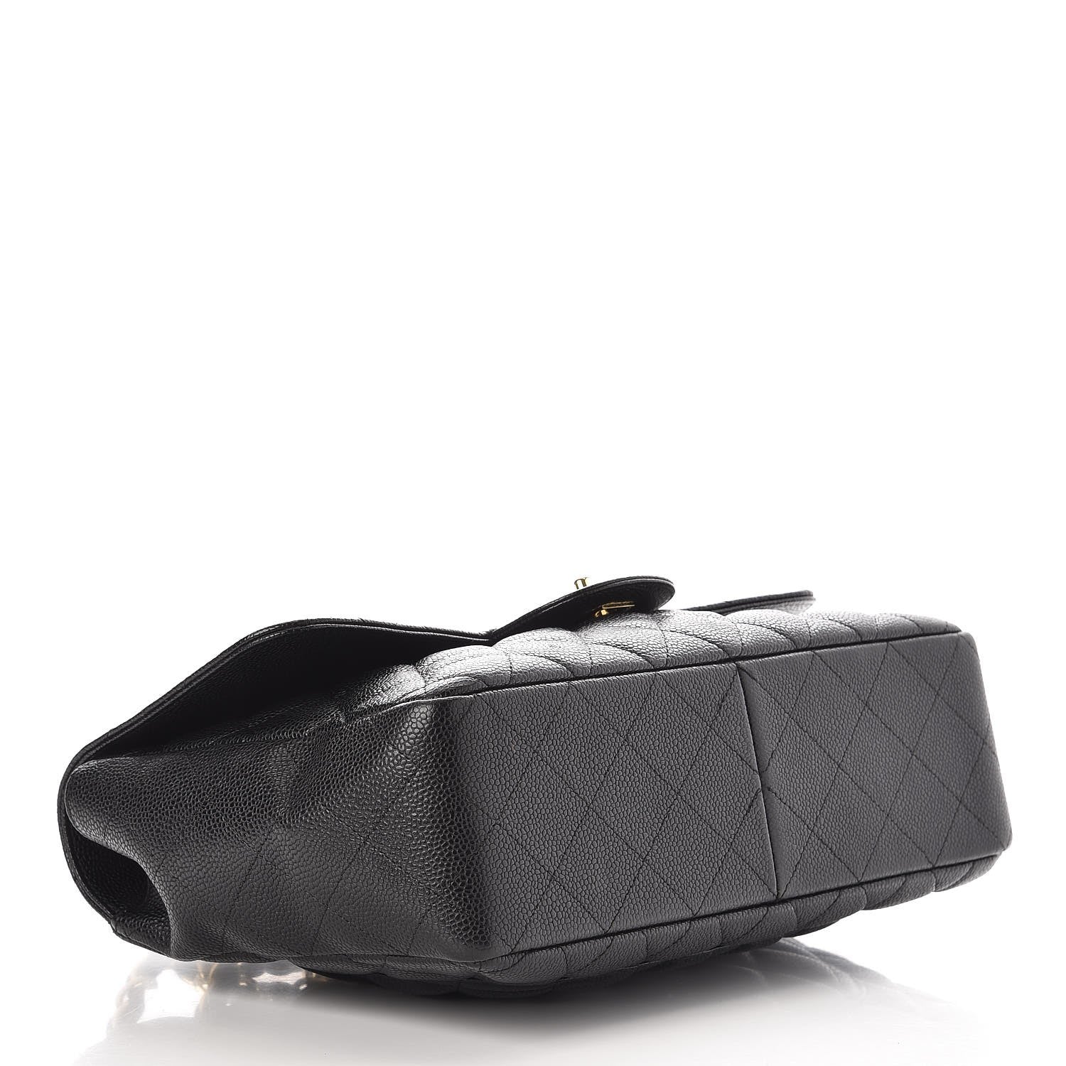 Chanel Caviar Quilted Jumbo Single Flap Black 5 of 8