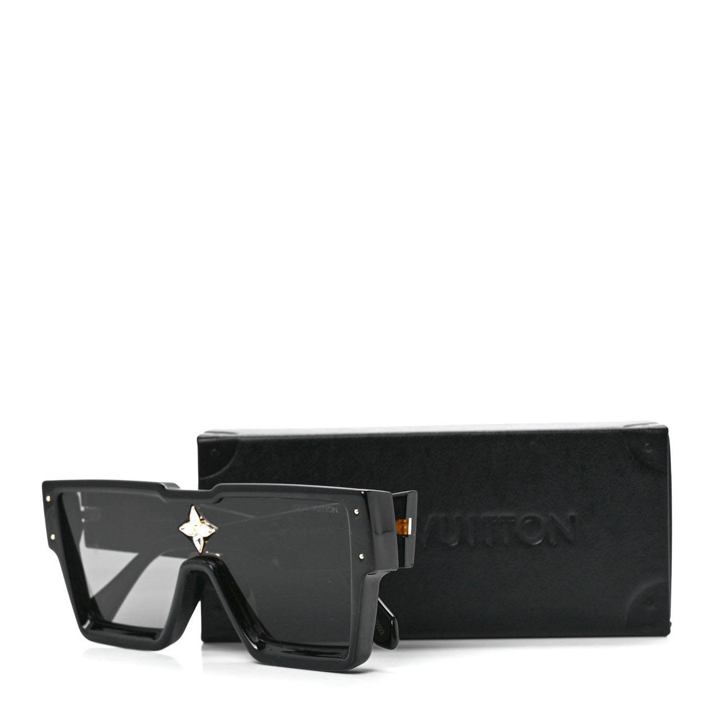 Acetate Swarovski Crystal Cyclone Sunglasses Z1578W Black