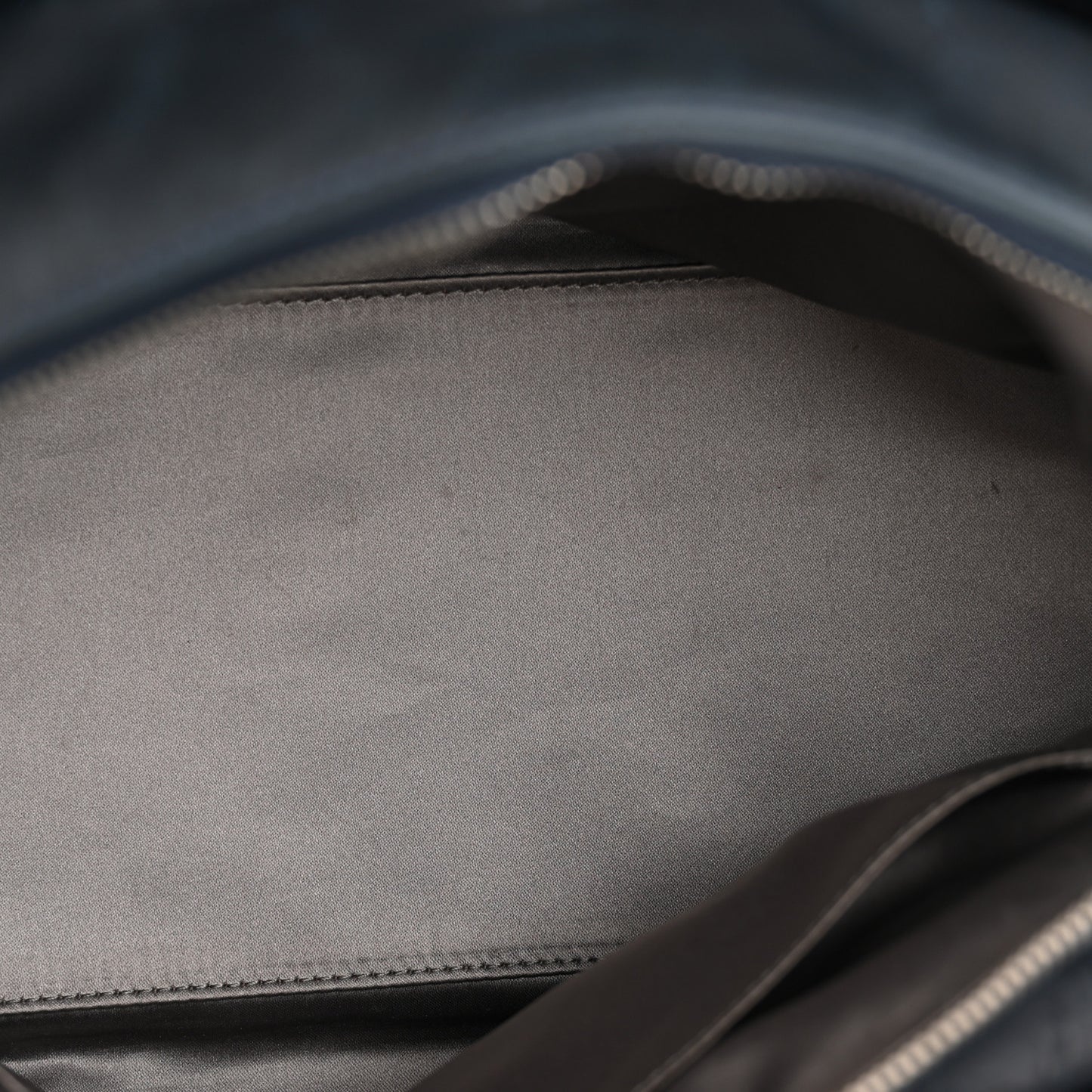 Crinkled Calfskin Grand Timeless Shopping Tote GTT Dark Blue