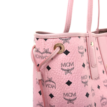 MCM Visetos Medium Liz Reversible Shopper Tote Soft Pink 14 of 22