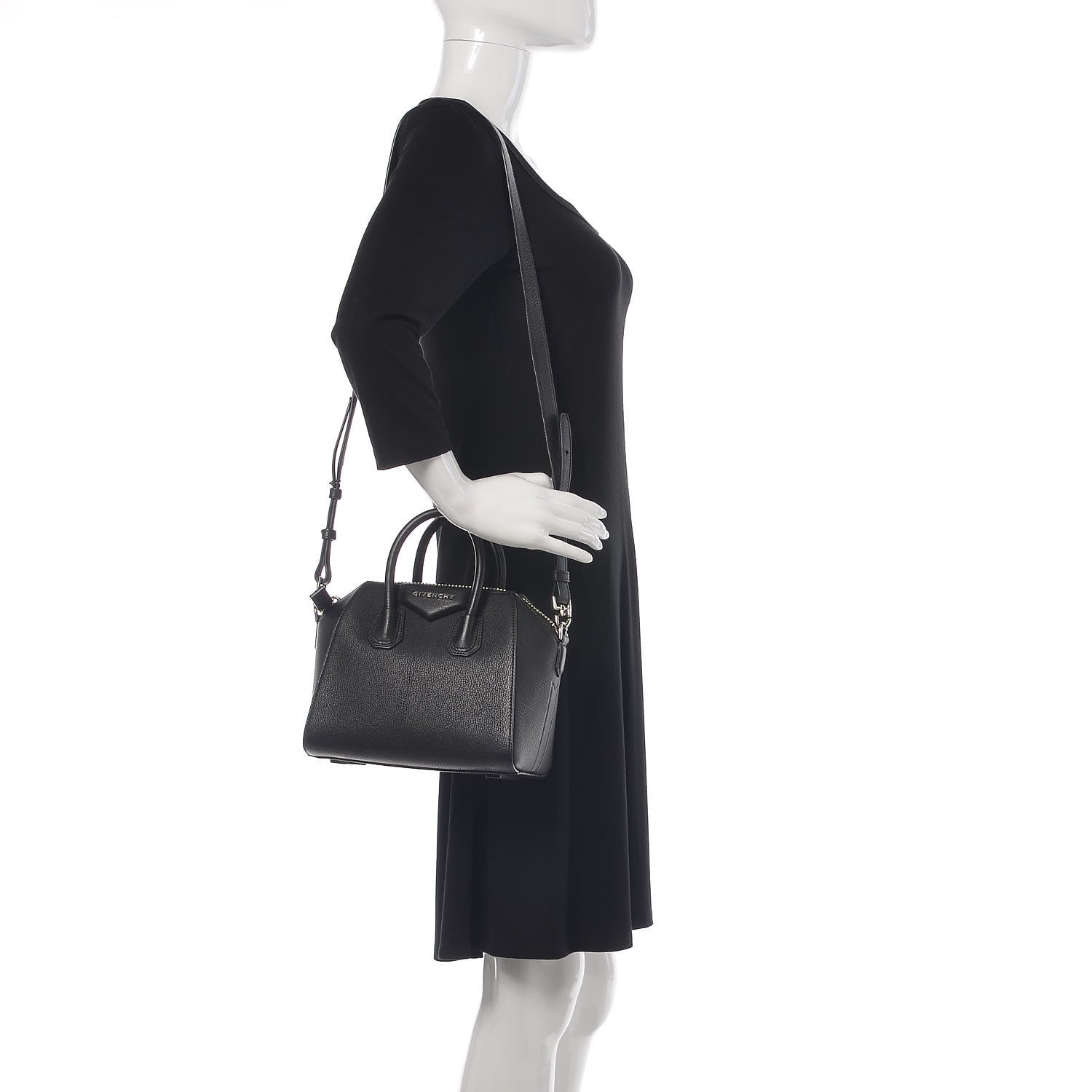 Givenchy Sugar Goatskin Mini Antigona Black 2 of 9