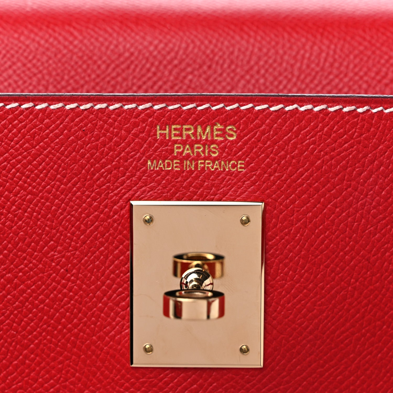 Hermes Epsom Candy Kelly Retourne 35 Rouge Casaque Bleu Thalassa 6 of 10