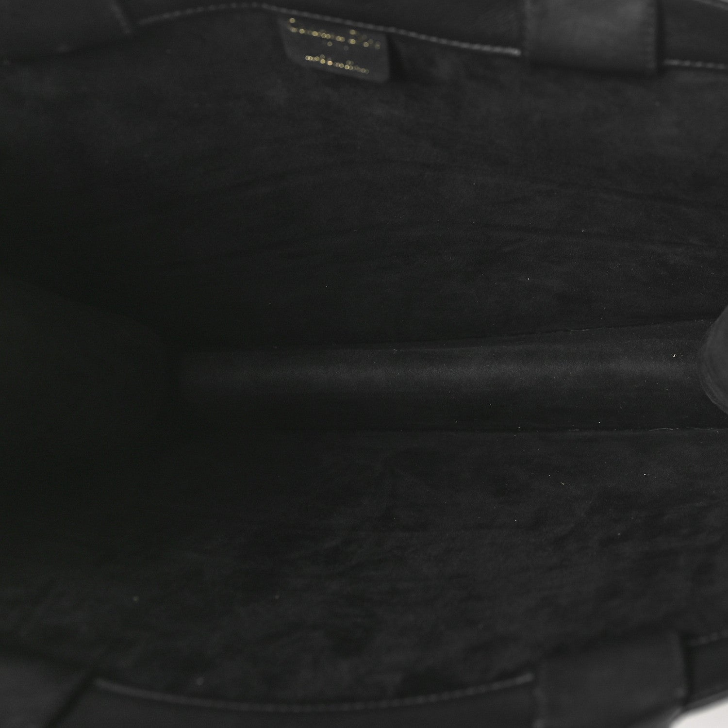 Christian Dior Calfskin Embossed Medium Book Tote Black 5 of 9