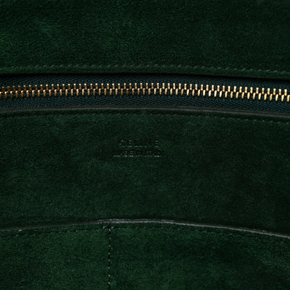 Celine Bullhide Calfskin Small Ring Bag Dark Green 6 of 9