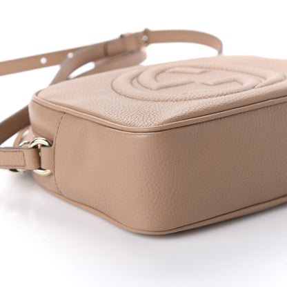 Gucci Pebbled Calfskin Small Soho Disco Bag Rose Beige 6 of 10
