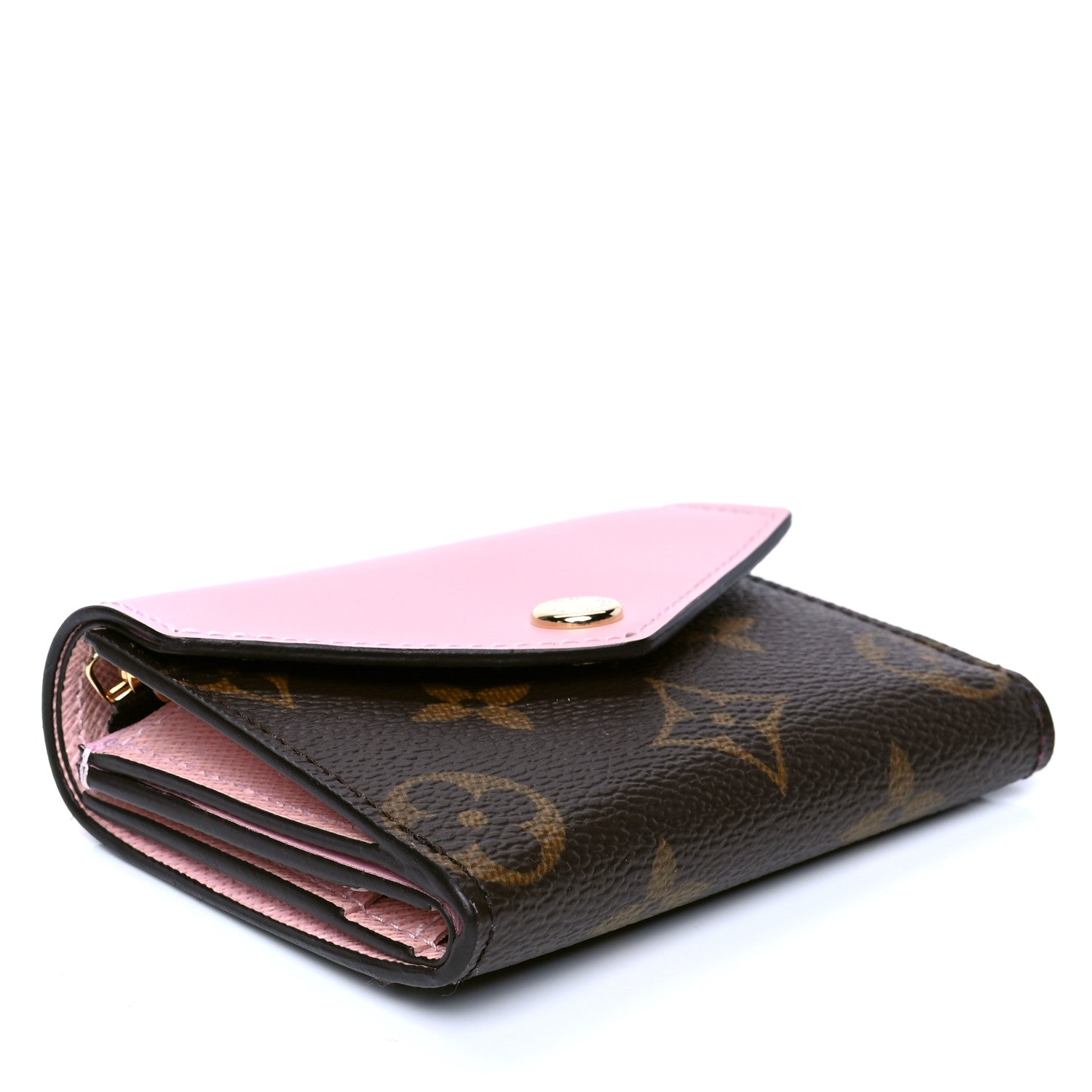 Louis Vuitton Monogram Zoe Wallet Rose Ballerine 3 of 4