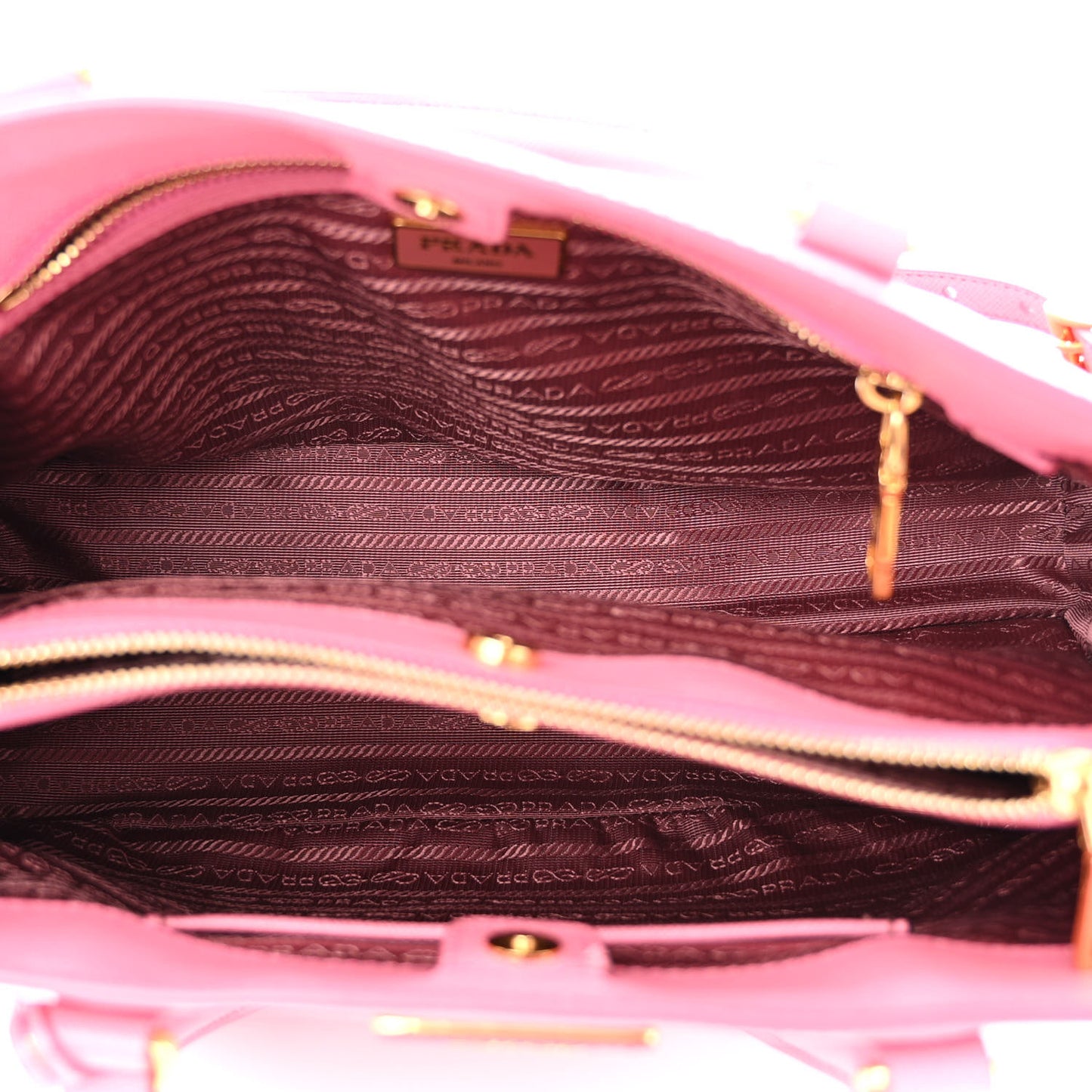 Saffiano Lux Medium Tote Begonia
