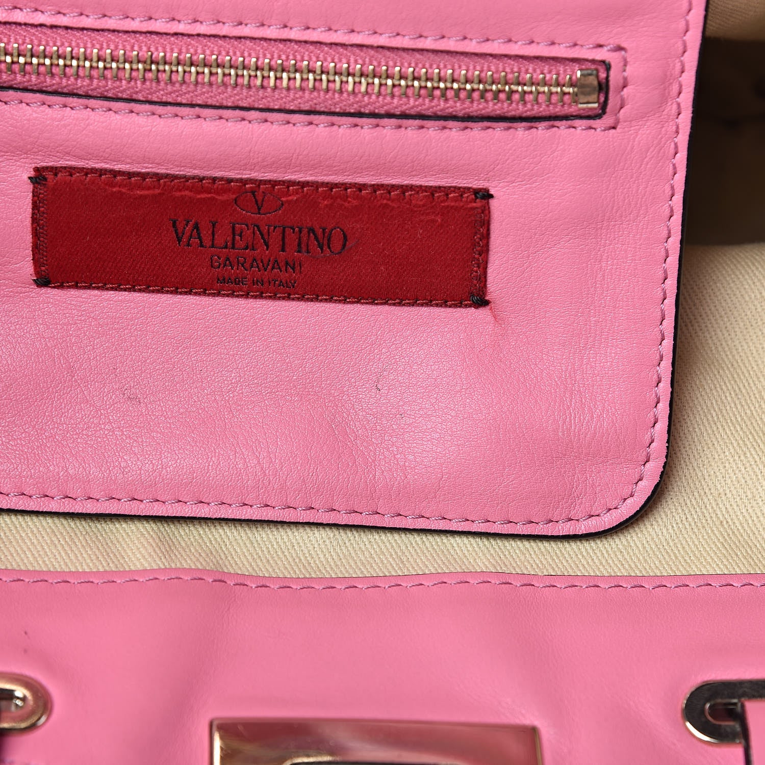 Valentino Garavani Vitello Mini Rockstud Tote Ninphea 9 of 17