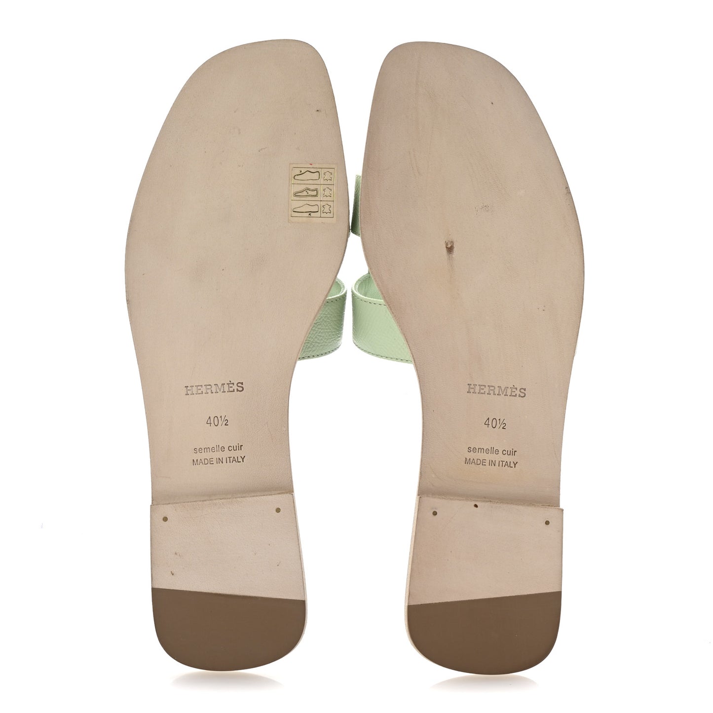 Epsom Oran Sandals 40.5 Vert Jade