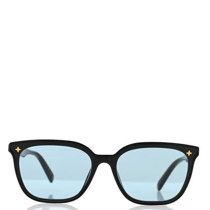 Louis Vuitton Acetate My Monogram Fame Rectangle Sunglasses Z2151U Black 2 of 8