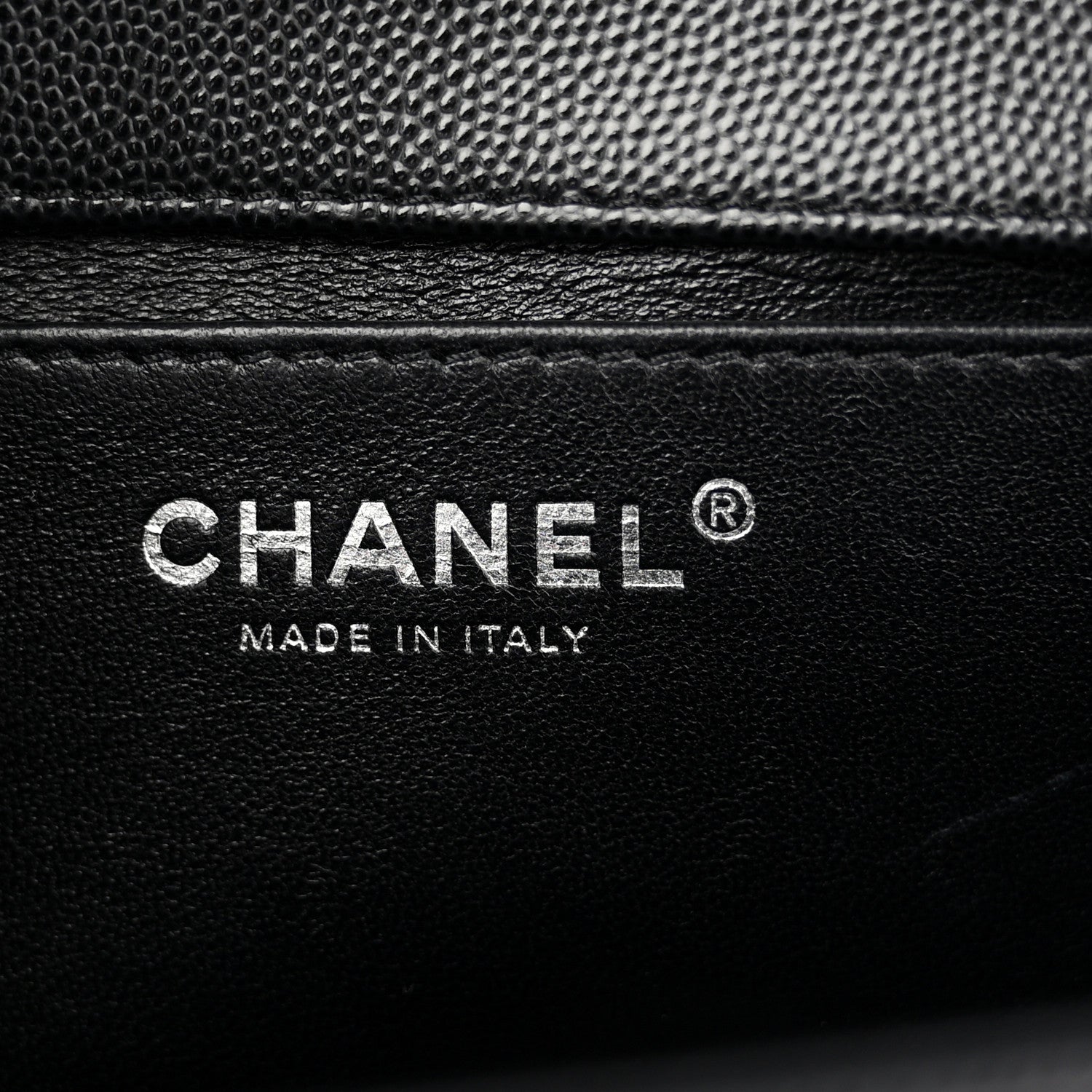 Chanel Caviar Quilted Medium Boy Flap Black 6 of 10