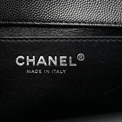 Chanel Caviar Quilted Medium Boy Flap Black 6 of 10