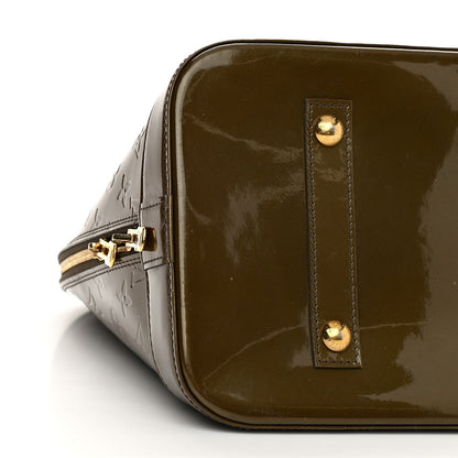 Louis Vuitton Vernis Alma GM Vert Olive 8 of 12