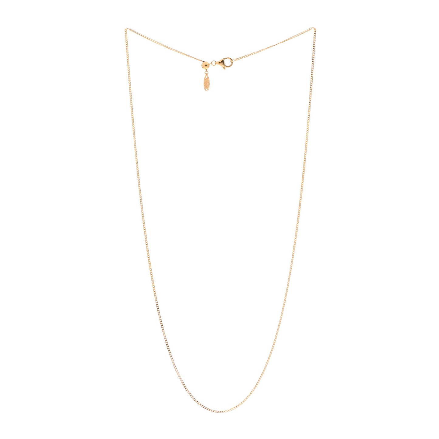 18K Yellow Gold Chain Necklace