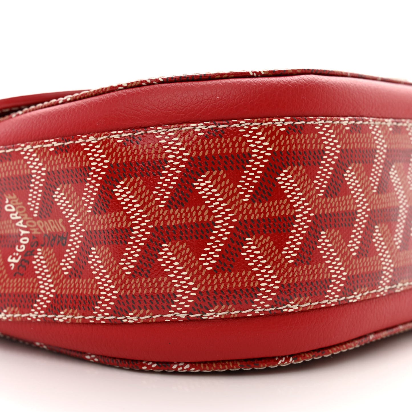 Goyardine 233 PM Shoulder Bag Red