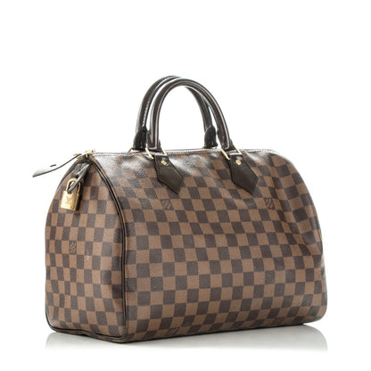 Louis Vuitton Damier Ebene Speedy 30 3 of 10