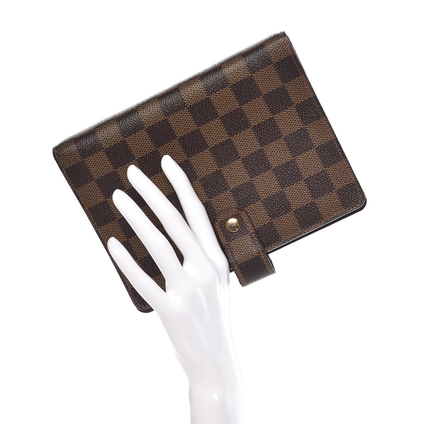 Damier Ebene Medium Ring Agenda Cover