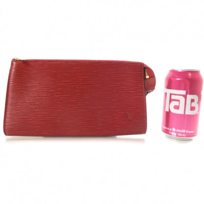 Louis Vuitton Epi Pochette Accessories Bag Rouge 8 of 9