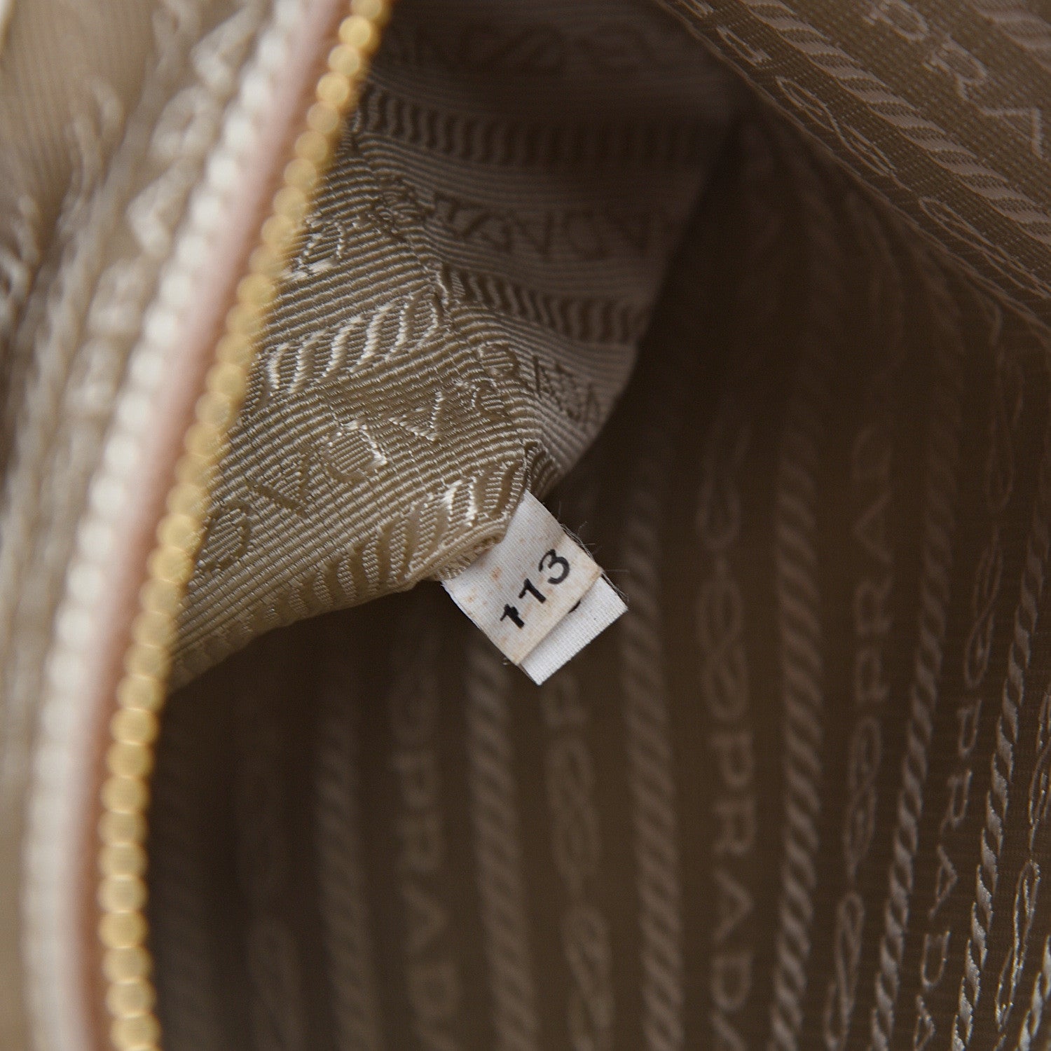 Prada Saffiano Lux Bi-Color Tote Talco Visone 7 of 17