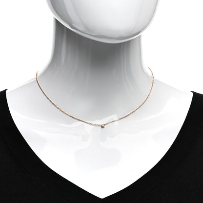 Cartier 18K Pink Gold Diamond SM D'Amour Pendant Necklace 2 of 5