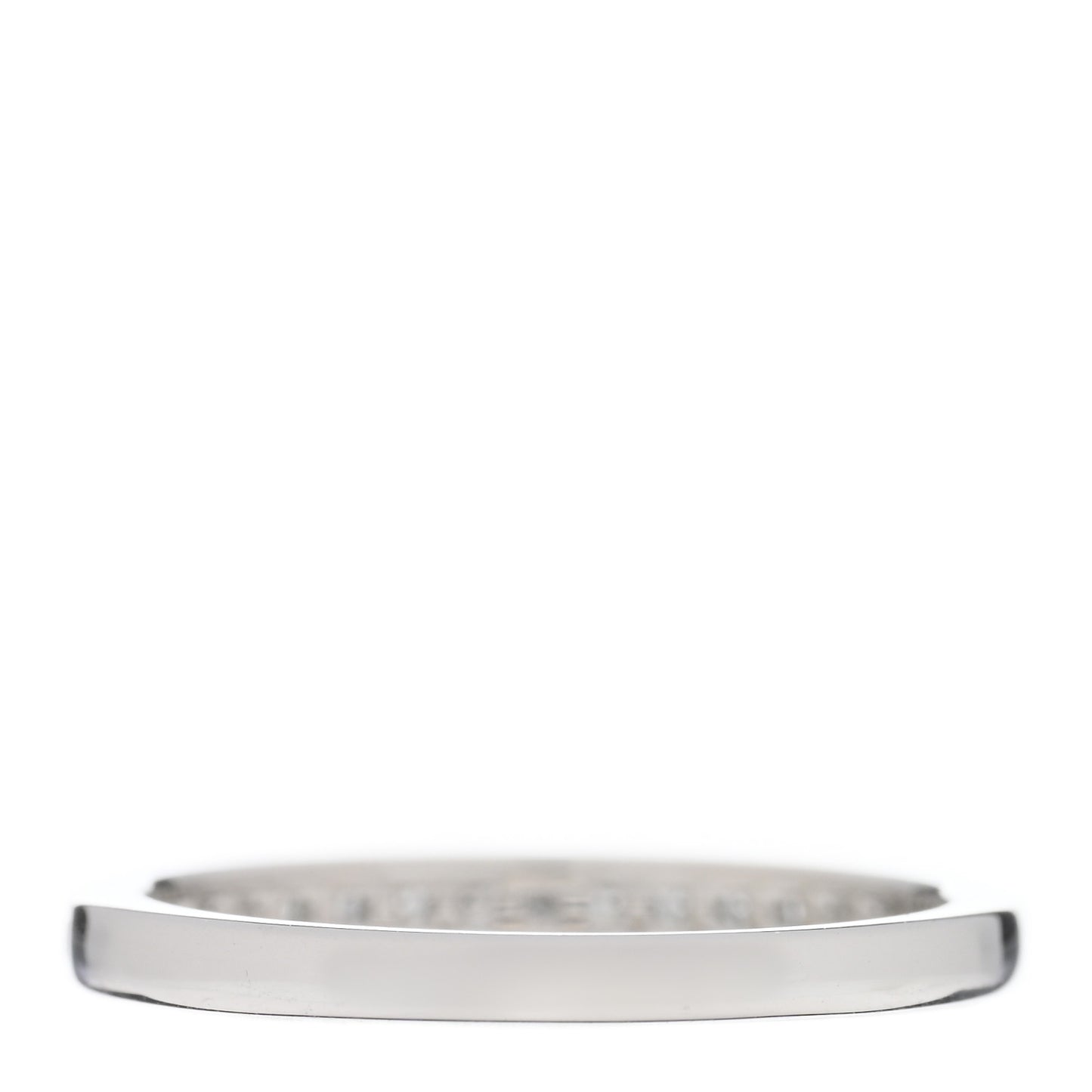Platinum Diamond 2mm Half Circle Wedding Band Ring 50 5.5