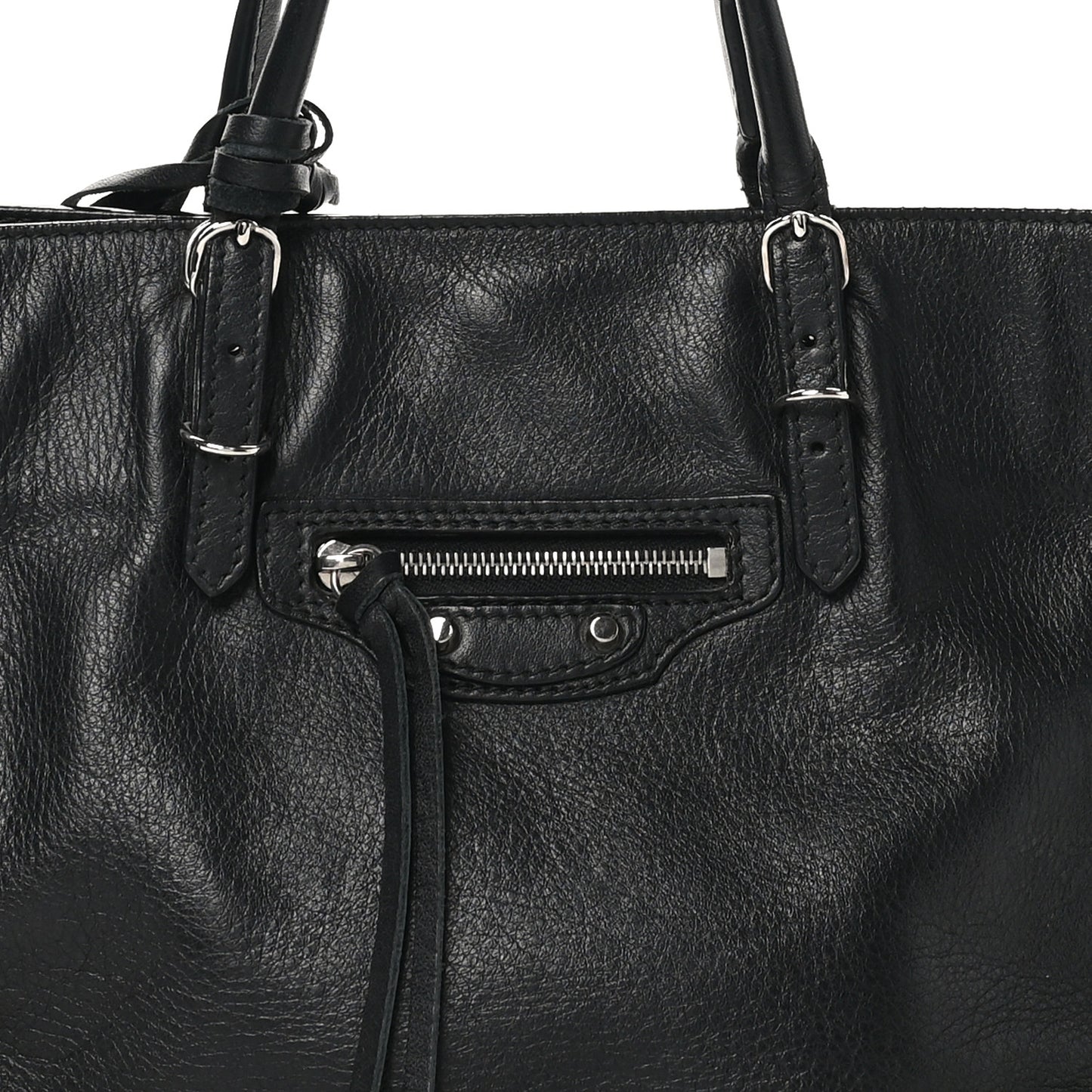 Veau Papier A6 Zip Around Tote Black