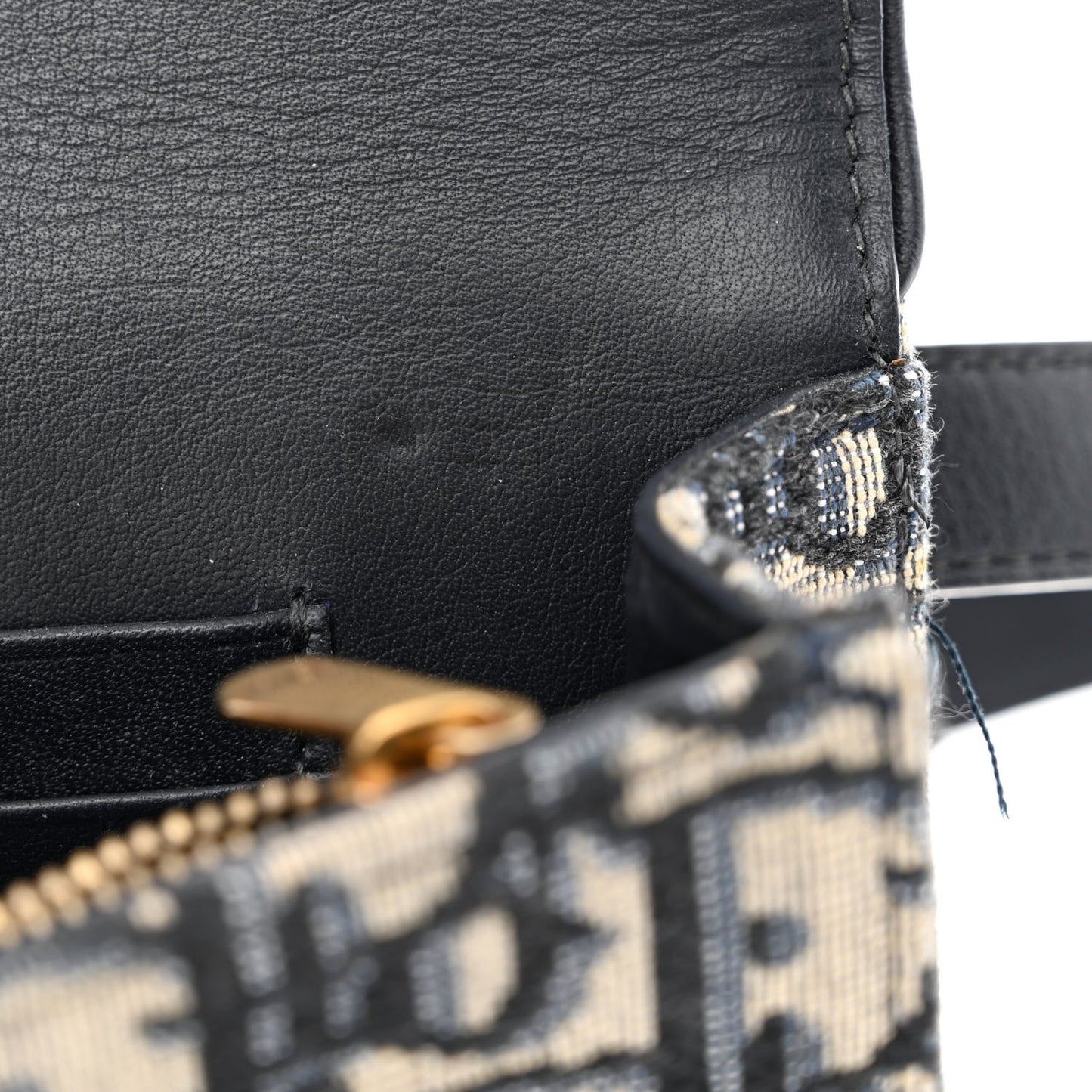 Oblique Saddle Belt Bag Blue