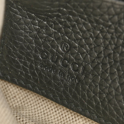 Gucci Pebbled Calfskin Soho Wristlet Black 6 of 11