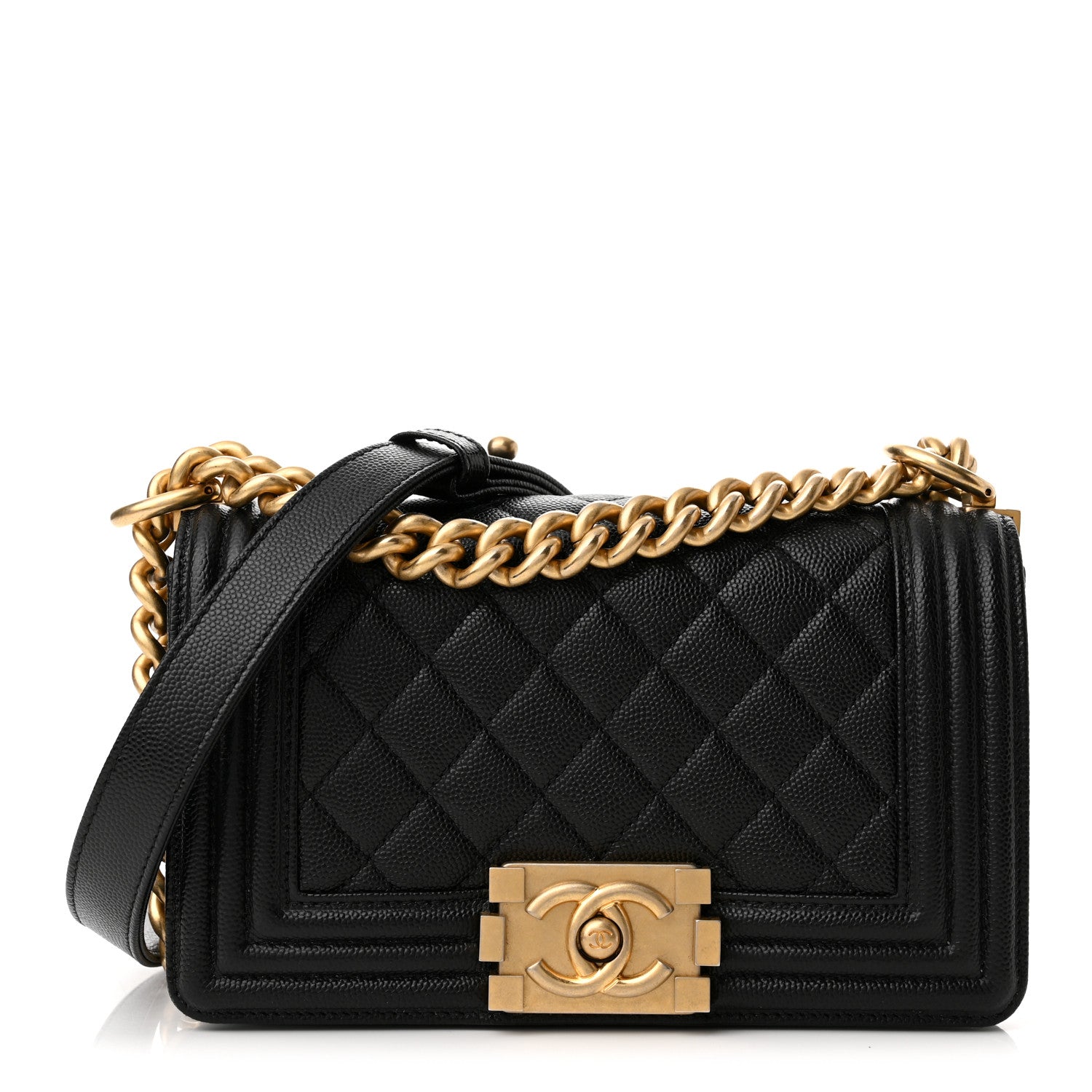 Chanel Caviar Quilted Small Boy Flap Black 1 of 11