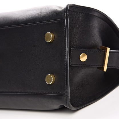 Saint Laurent Calfskin Monogram Baby Downtown Cabas Black 14 of 17