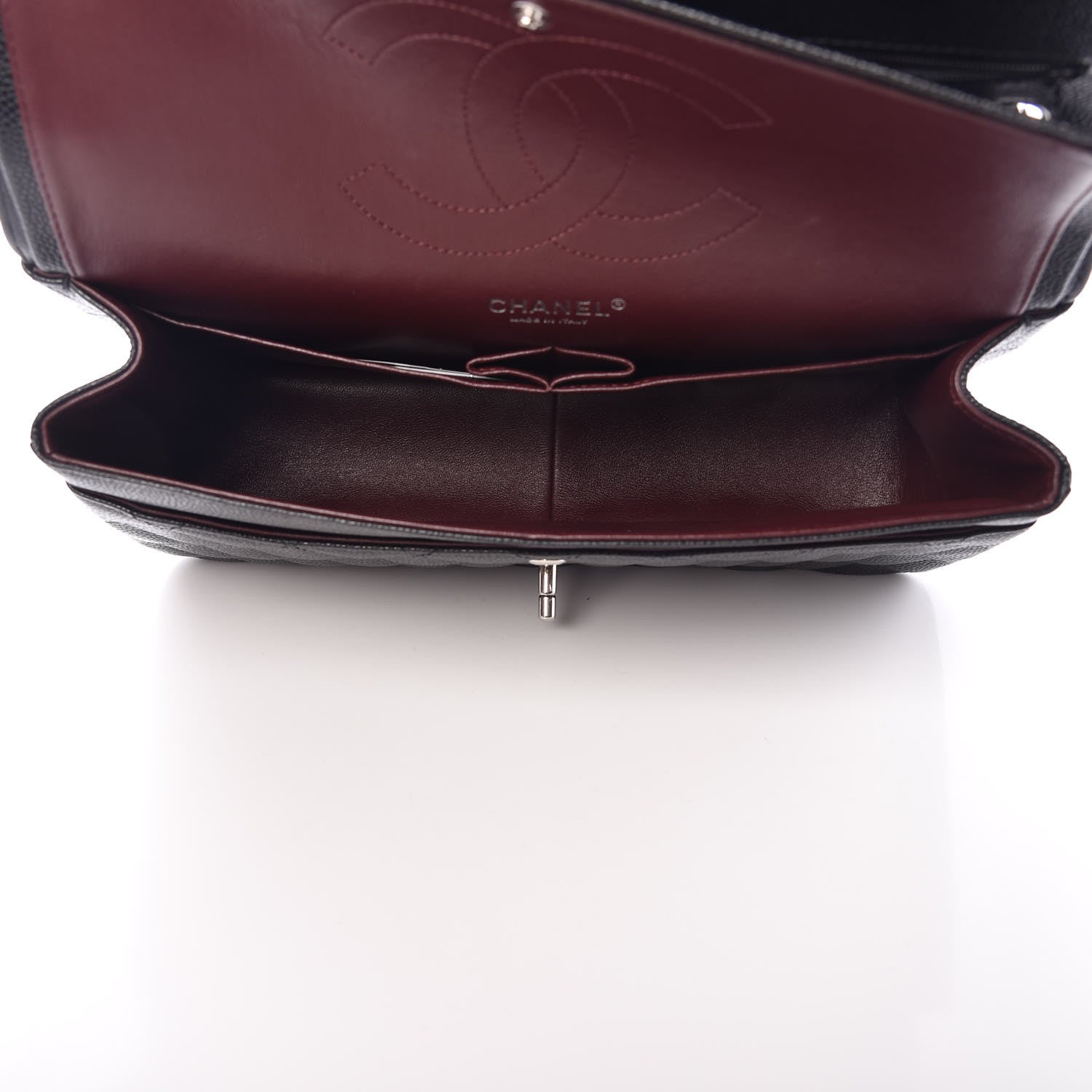 Chanel Caviar Quilted Jumbo Double Flap Black 6 of 11