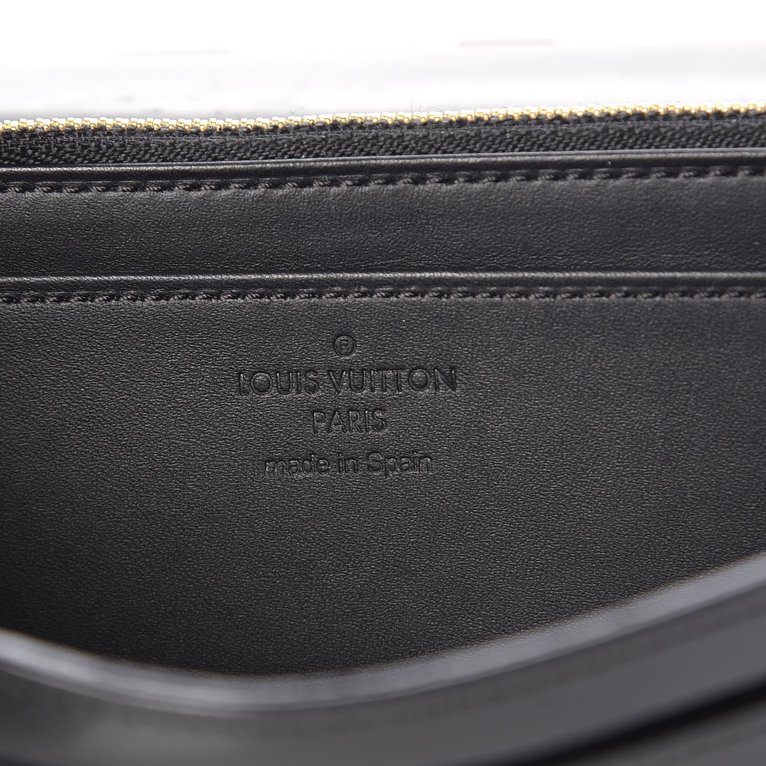 Louis Vuitton Patent Louise Clutch Black 6 of 11
