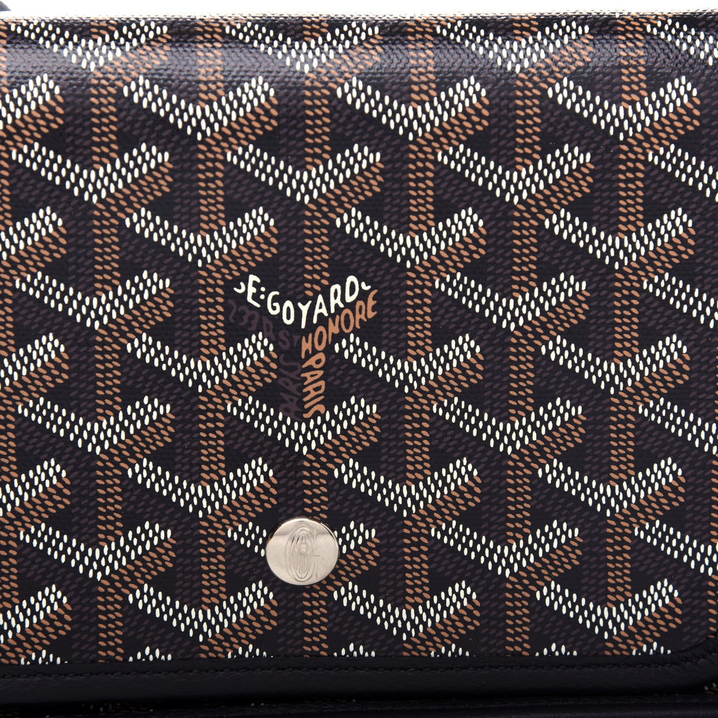 Goyardine Plumet Wallet Clutch Black