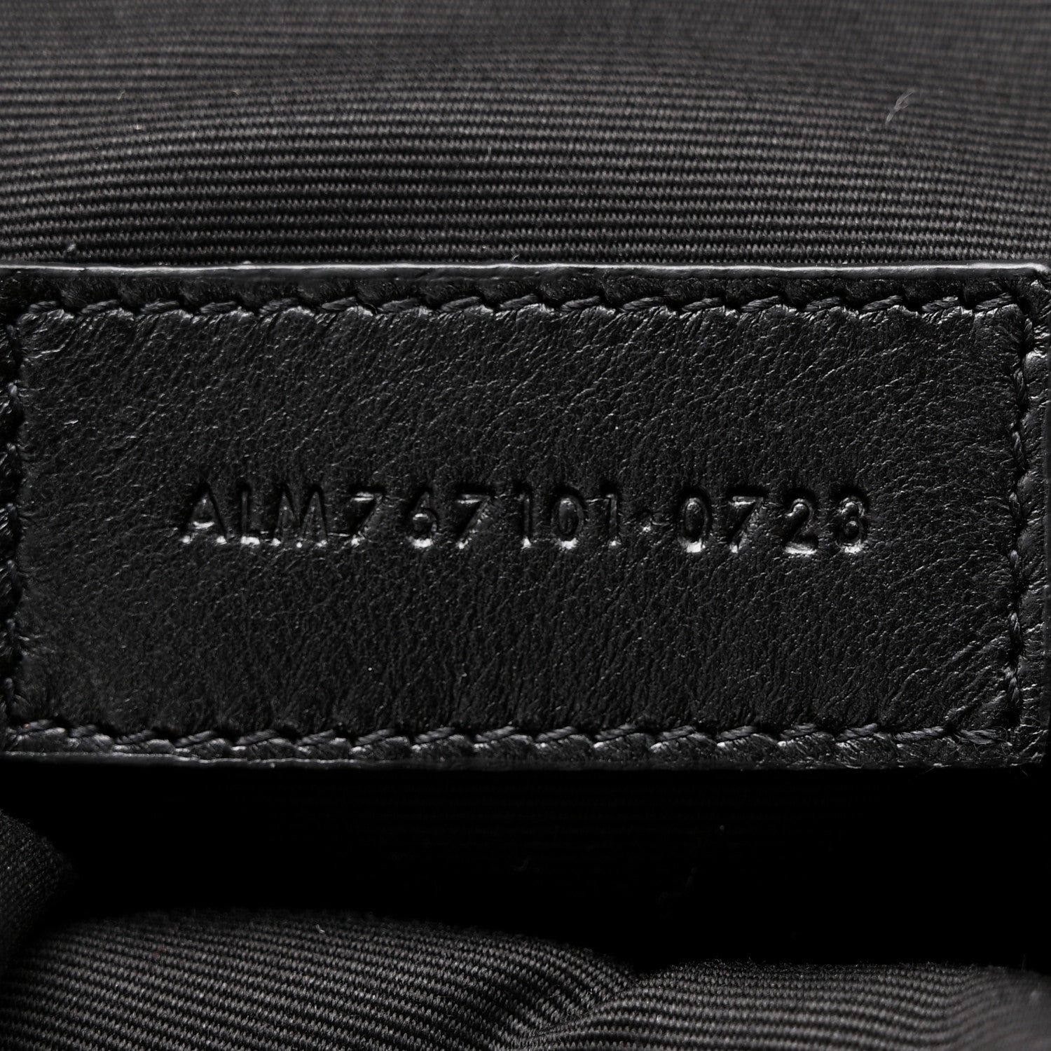 Saint Laurent Lambskin Calypso Cosmetic Case Black 7 of 10