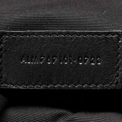 Saint Laurent Lambskin Calypso Cosmetic Case Black 7 of 10