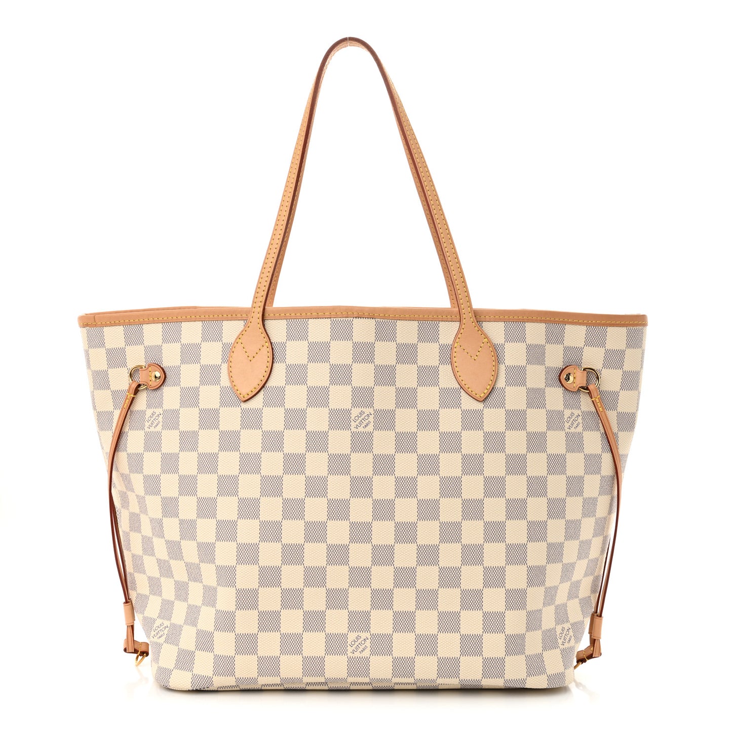 Damier Azur Neo Neverfull MM Rose Ballerine