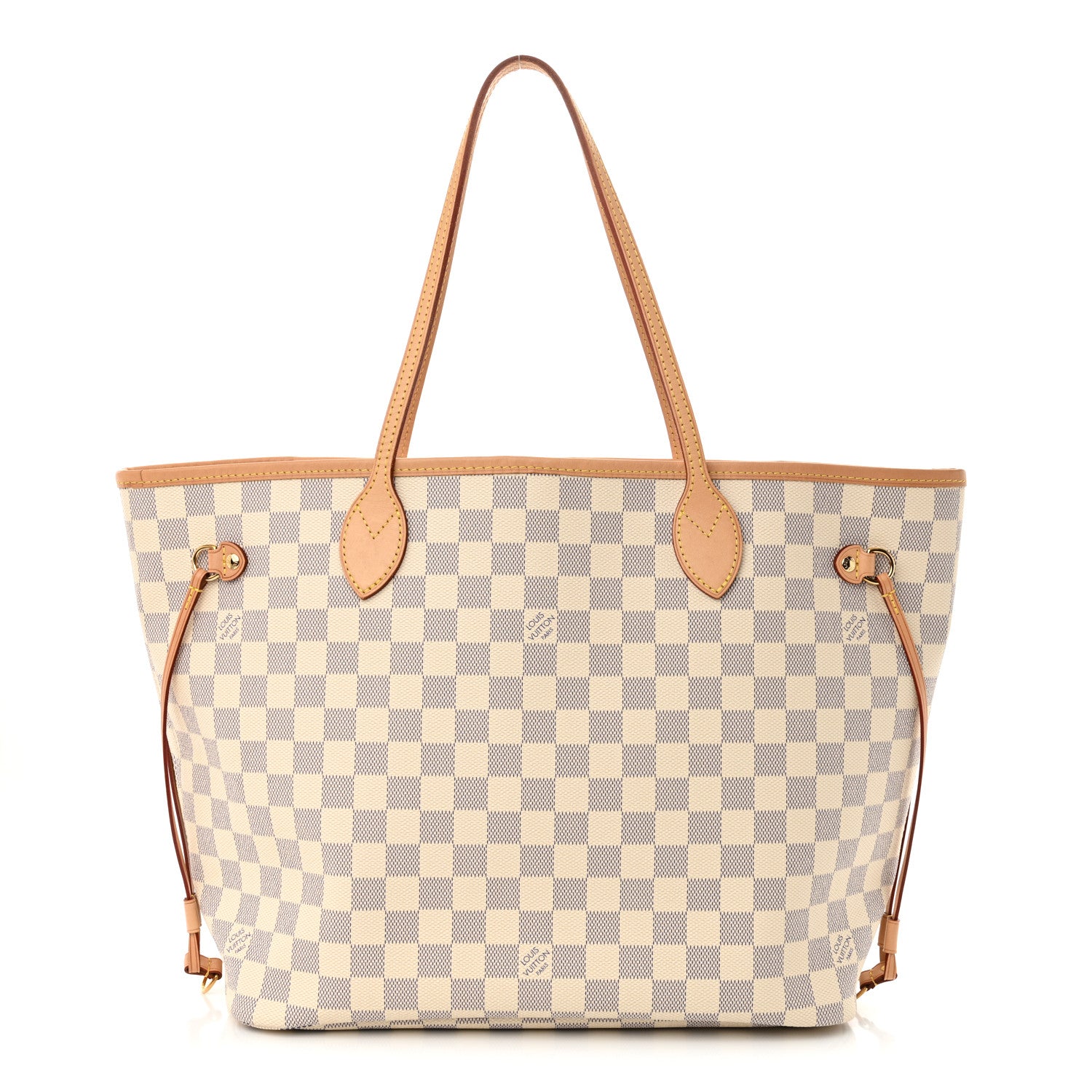 Louis Vuitton Damier Azur Neo Neverfull MM Rose Ballerine 1 of 9