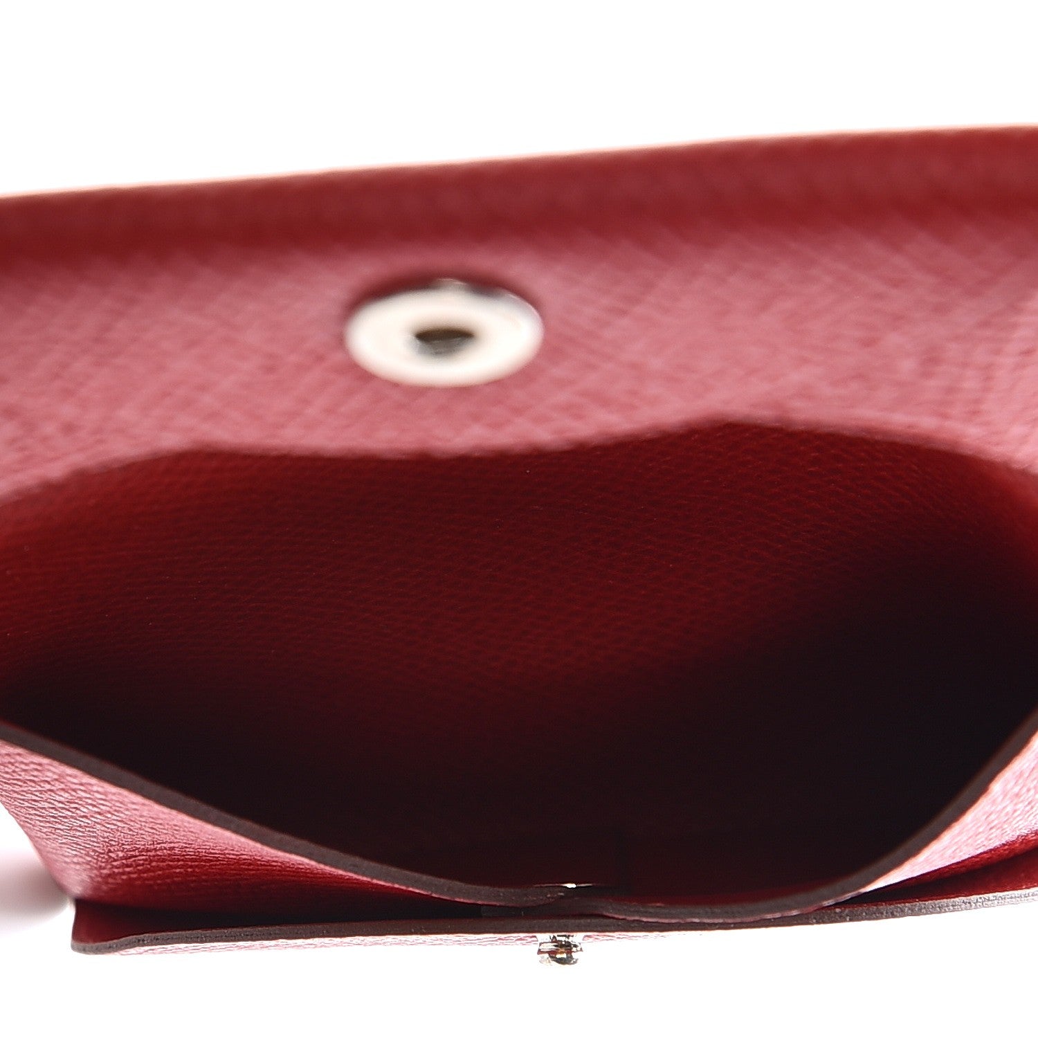 Hermes Epsom Bastia Coin Purse Rouge Casaque 6 of 7