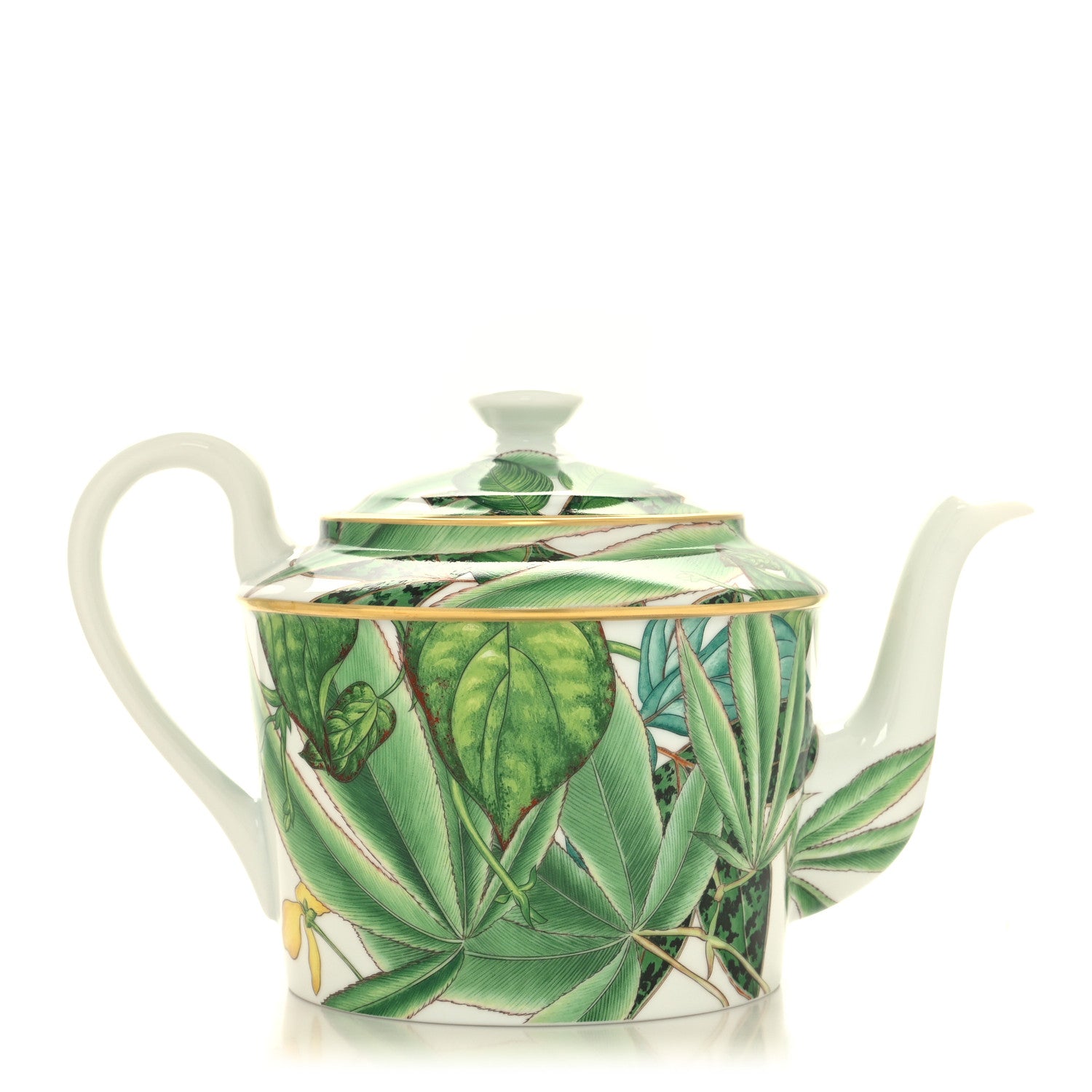 Hermes Porcelain Passiflora Teapot 1316291 – FASHIONPHILE
