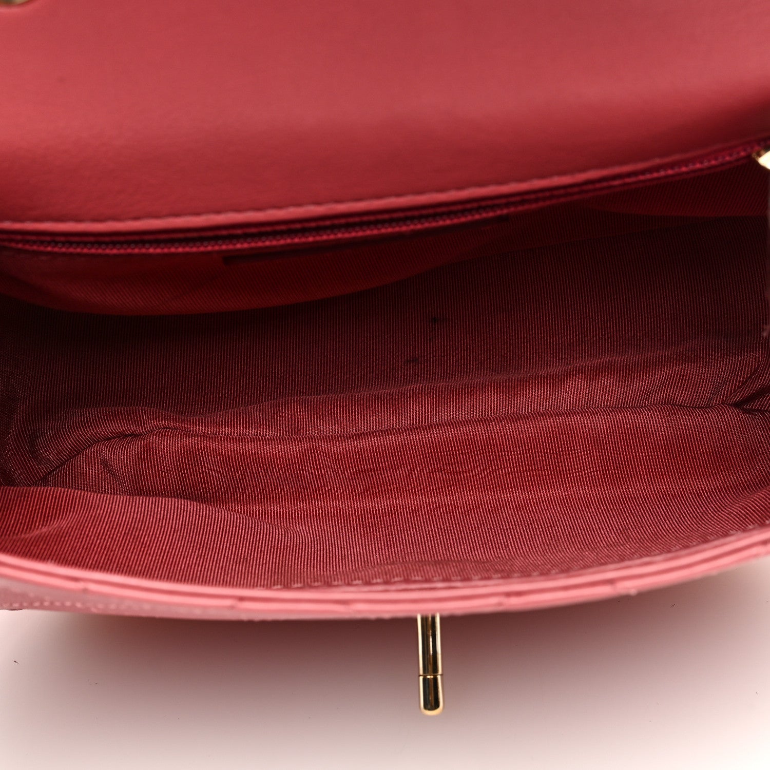 Chanel Calfskin Stitched Small Flap Bag Pink 5 of 11