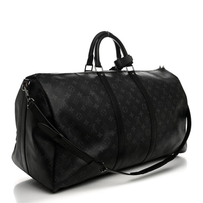 Louis Vuitton Monogram Eclipse Keepall Bandouliere 55 2 of 10