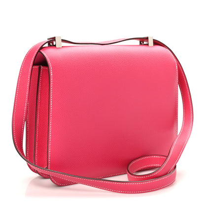 Hermes Epsom Constance 24 Rose Tyrien 3 of 10